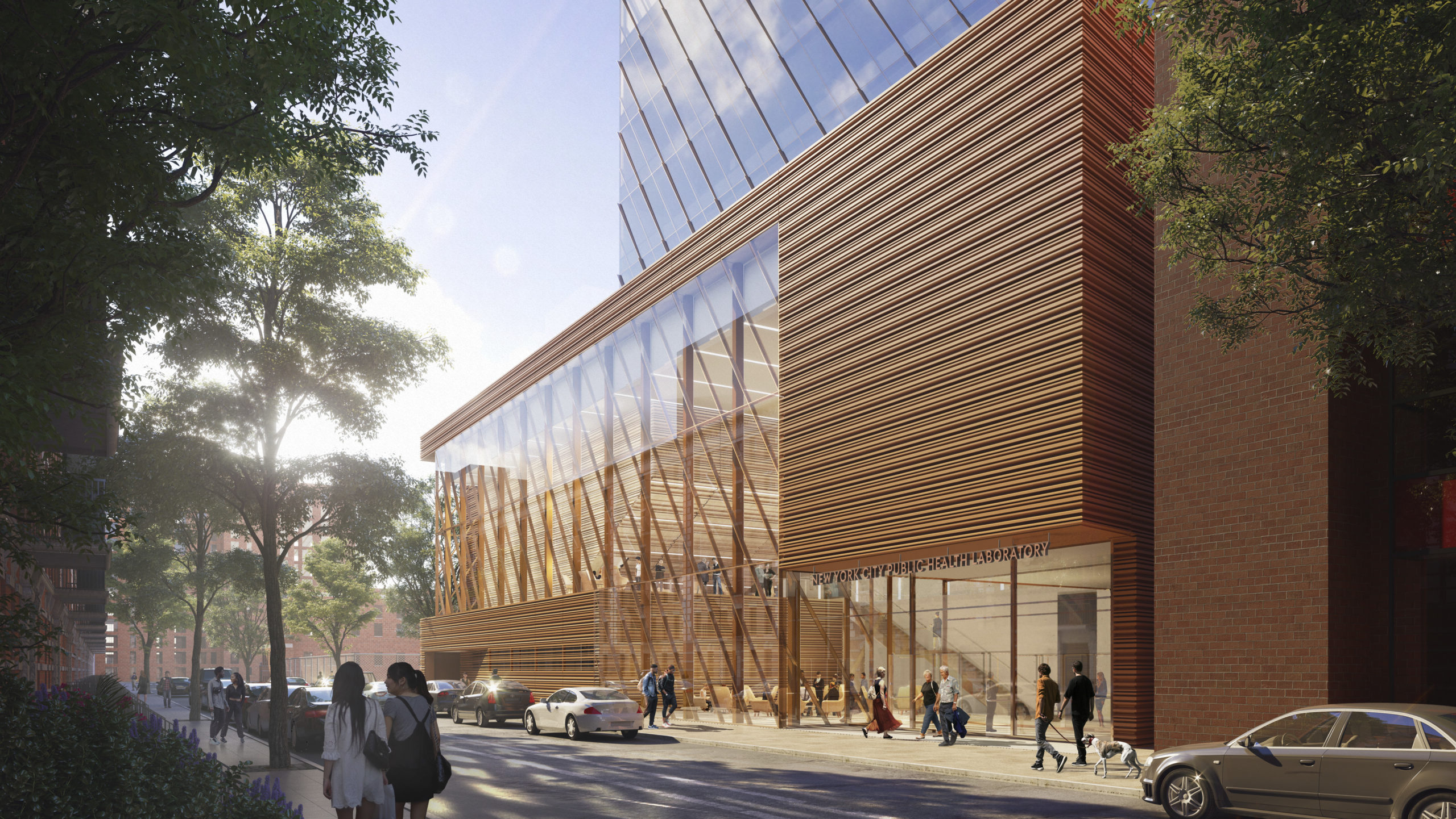 SOM Unveils Design Details for New Public Health Laboratory in Harlem SOM