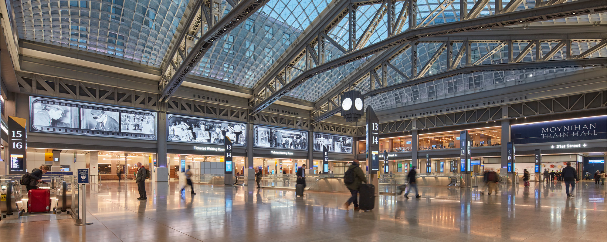 Moynihan Train Hall, Monumental Civic Project That Restores Grandeur Of  Train Travel In New York, Opens January 1 – SOM