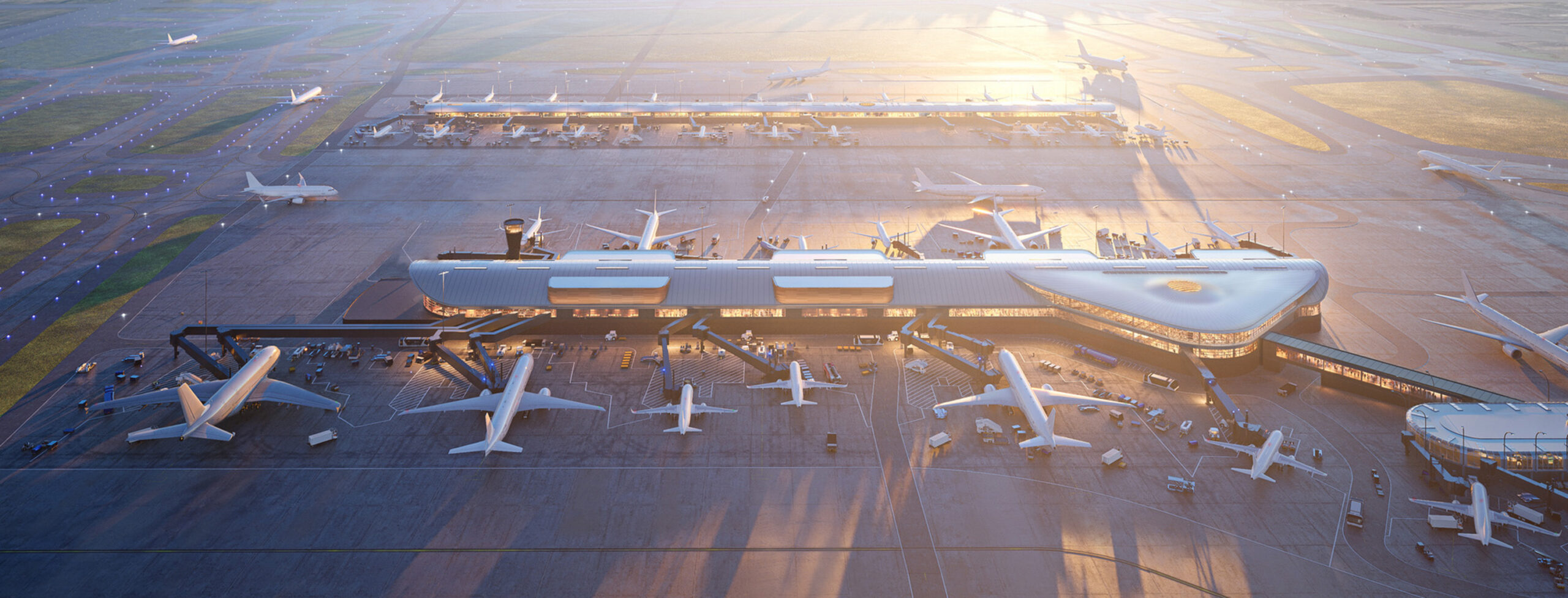 New Renderings Revealed as Concourse D at O'Hare International Airport  Breaks Ground – SOM