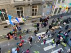 Photo showing a school street located in the Brussels Capital Region. © Les chercheurs d’air.