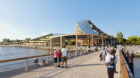 View of ferry dock and landing.