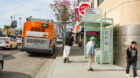 Los Angeles Bus Shelter in Koreatown