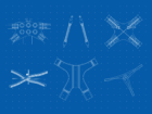 Exhibition graphic for "Interconexiones"