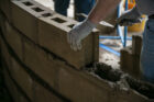 Prometheus Materials Bio Brick being tested and used for walls at IMI with SOM in Bowie, Maryland