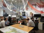 SOM Engineers collaborating with Janet Echelman
