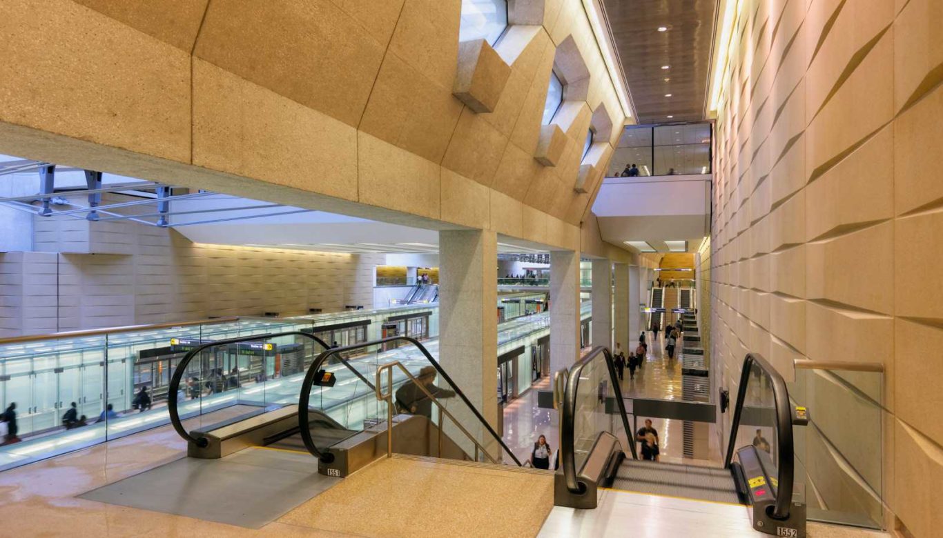 Washington Dulles International Airport Main Terminal Expansion and AeroTrain Station SOM