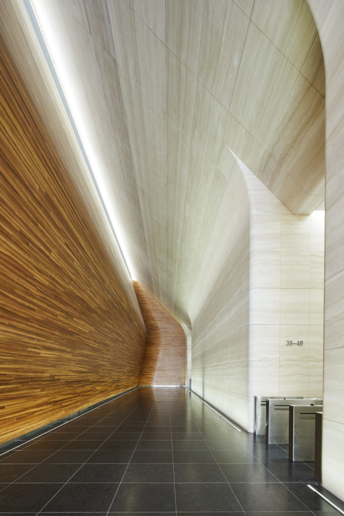 Slide 9 of 11, One Manhattan West Lobby