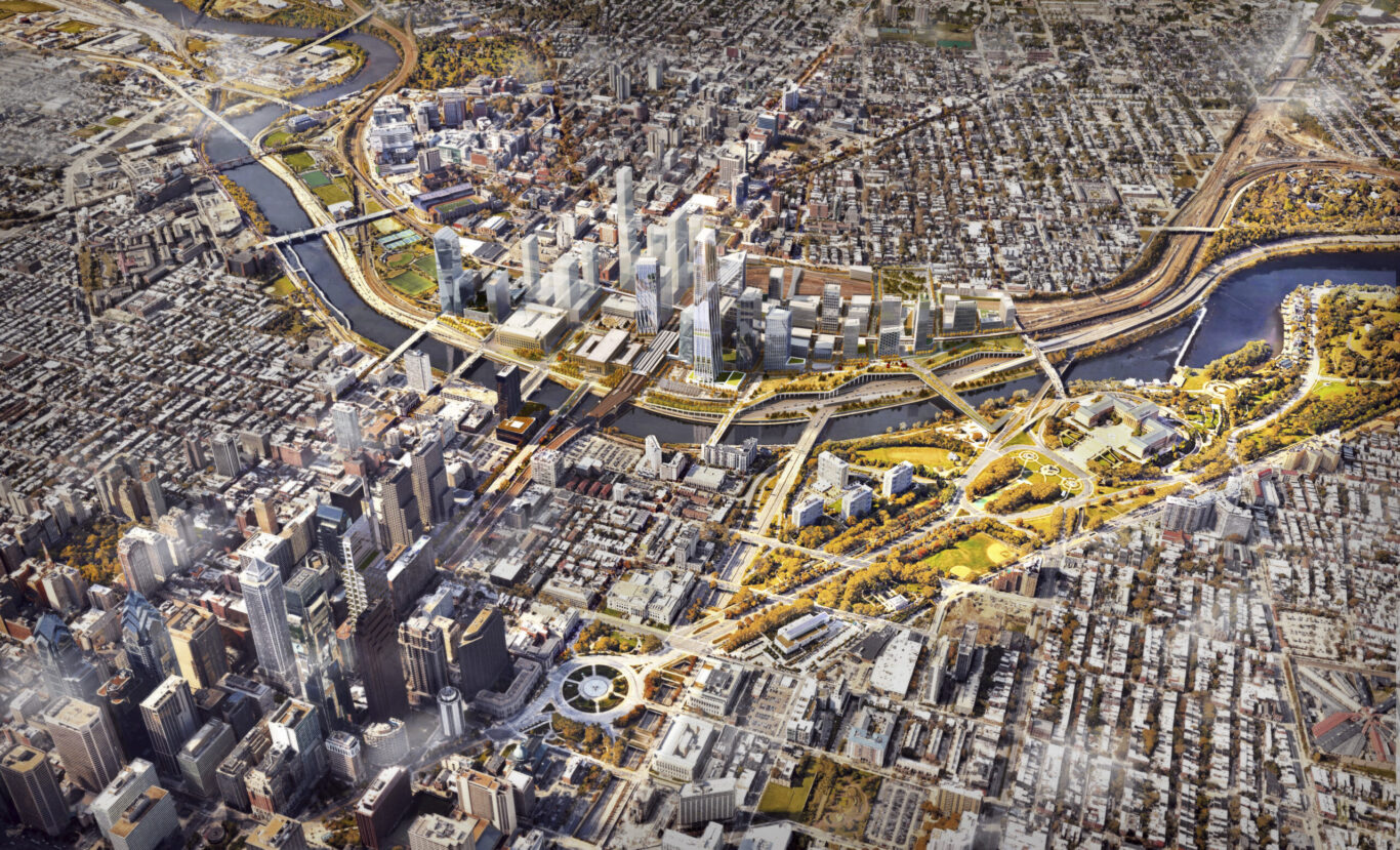 Slide 1 of 1, Philadelphia 30th Station Aerial Masterplan