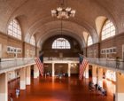 Guastavino tile arches at the Ellis Island Registry Room.