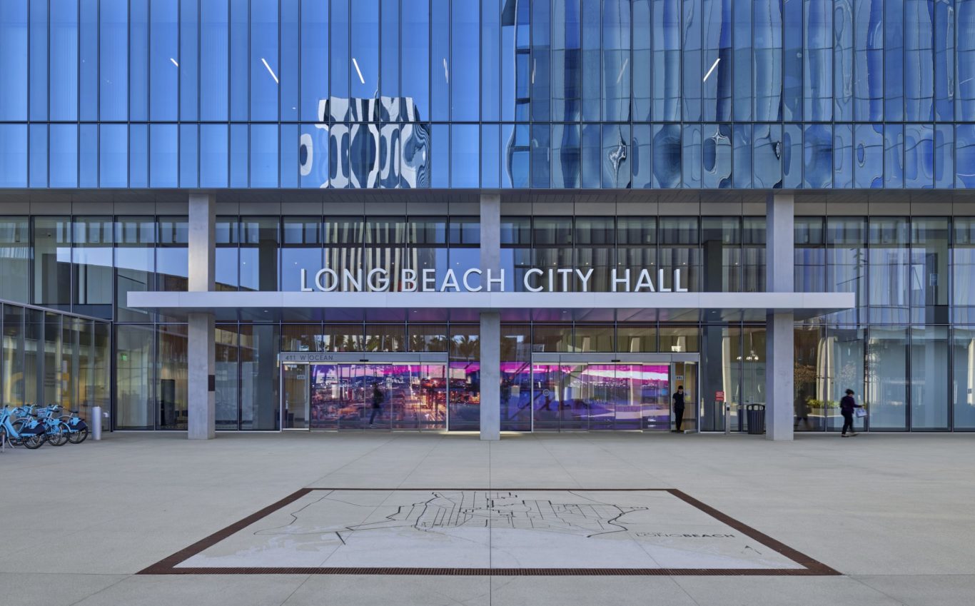 Slide 1 of 3, Long Beach Civic Center City Hall and Port Headquarters