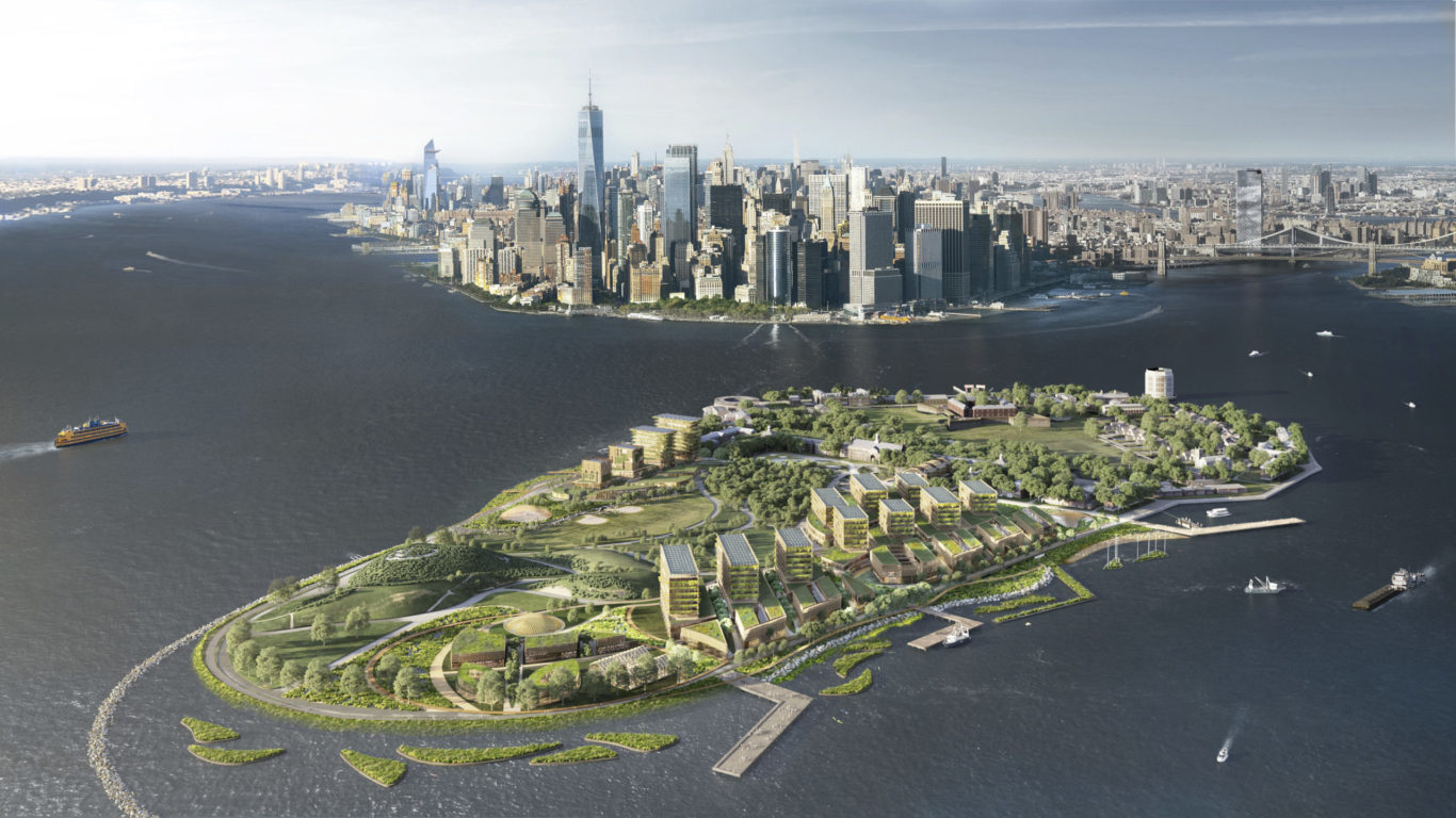 Slide 1 of 1, Governors Island Climate Solutions Center REFI Response