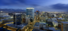 Salt Lake City skyline at night